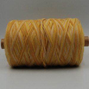 Stränggarn mini bomull ca:200g Färg:040 gul/vit parti:0104  392-040