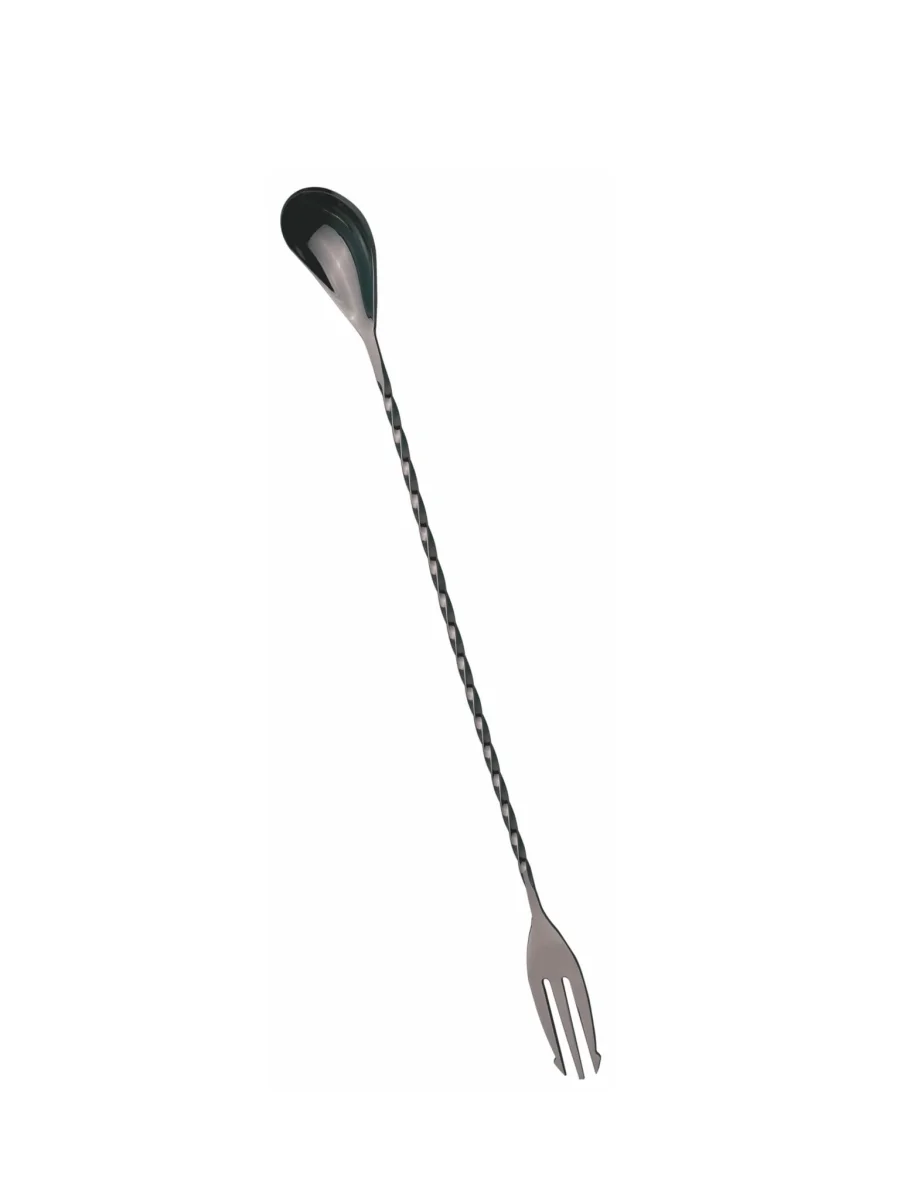Barske med gaffel Gun metal 30 cm