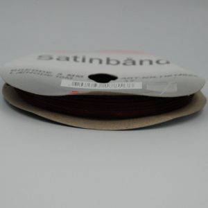 Satinband vinröd 3mm
