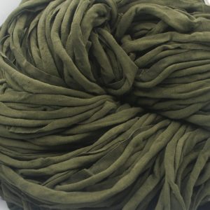 Trikåtrasa elastisk, stelare trasa, mörkgrön, 1,1 kg 370-007, parti (2539).