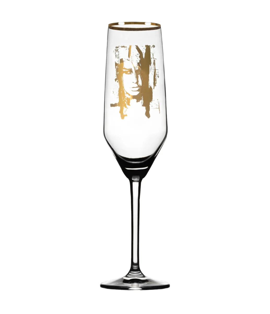Champagneglas 30cl Wild Woman GOLD - Bild 2