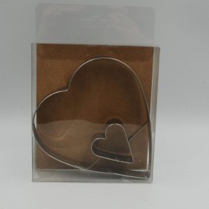 Pepparkaksform hjärta bredd 10cm höjd 11cm 985-172