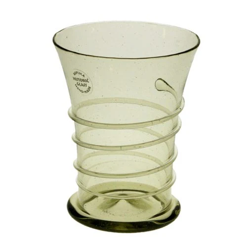 Glas med grön tråddekor - Bild 2