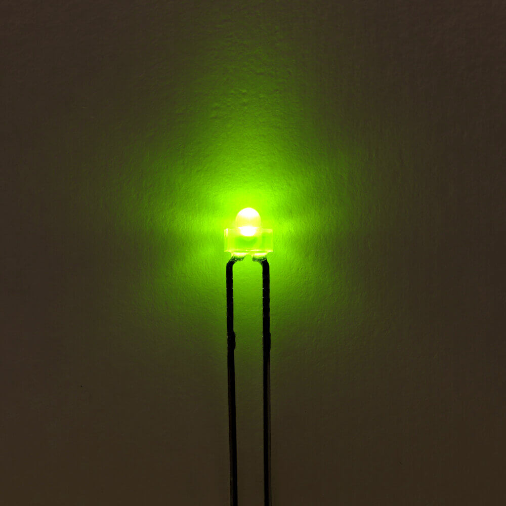 LED 1,8mm gröngul (10st) - Bild 3