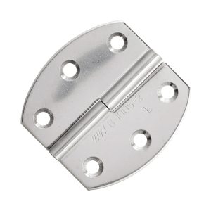 2 stycken högkvalitativt flaggskeppsgångjärn av SUS304 rostfritt stål, yta: blank polerad, 40 mm (1.6″), version: vänster, B-1005-1-L. Högkvalitativt lyftgångjärn av V2A för fuktiga miljöer, fartyg, utomhuskök och mycket mer, av TAKIGEN (Japan)