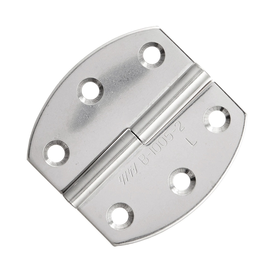 2 stycken högkvalitativt flaggskeppsgångjärn av SUS304 rostfritt stål, yta: blank polerad, 40 mm (1.6″), version: vänster, B-1005-1-L. Högkvalitativt lyftgångjärn av V2A för fuktiga miljöer, fartyg, utomhuskök och mycket mer, av TAKIGEN (Japan)
