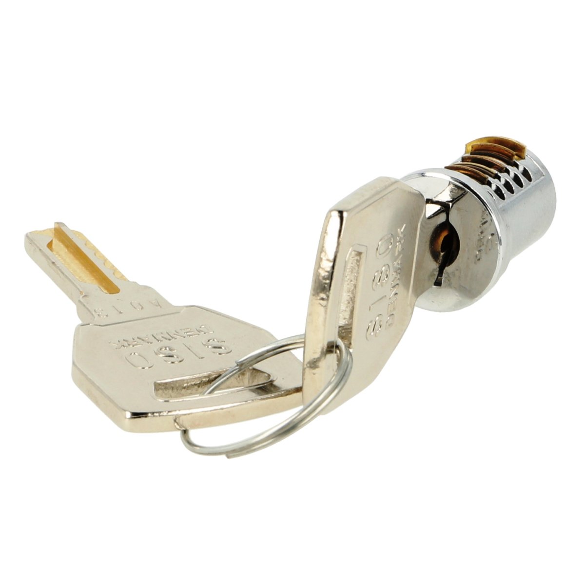 Utbytbar utbytbar kärna för SISO-lås, olika nyckel, inkl. 2 nycklar, 12,4 mm (0,5″), 14.03.310-0. Cylindrisk kärna för SISO-lås och mycket mer, från SISO Danmark - Bild 3