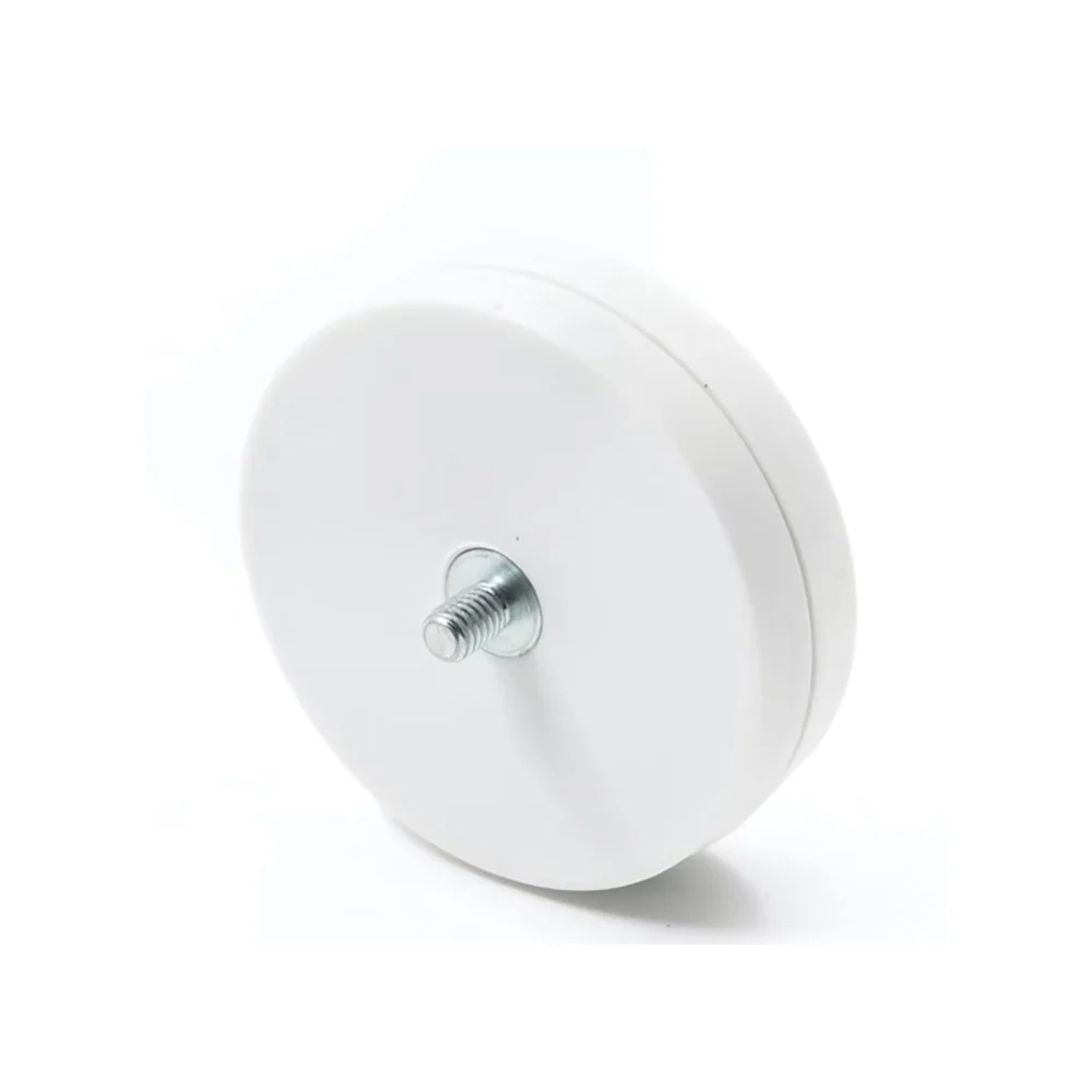 Gummimagnet (vit) m. utvändig gänga, Ø66 mm - Bild 4