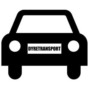 DJURTRANSPORT #2- magnetskylt för bil