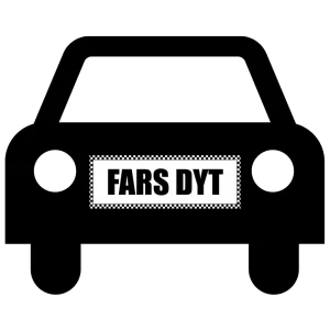 FARS DYT - magnetskylt för bil