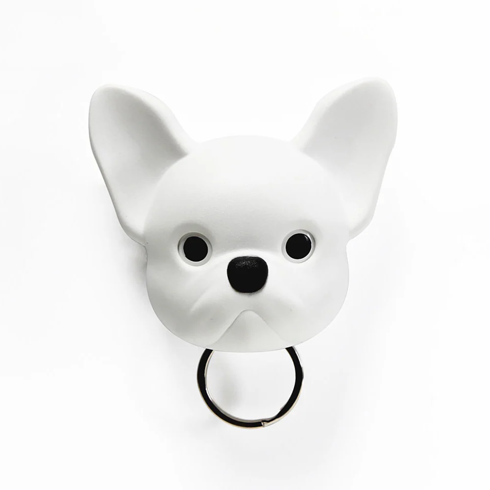 Hund nyckelhållare, Vit magnetisk - Bild 2