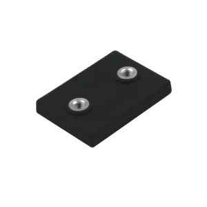Gummimagnet m. invändig gänga, 43x31 mm (dubbelt)