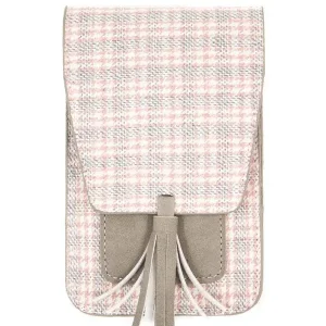 Harper View Crossbody – Rosa tweed
