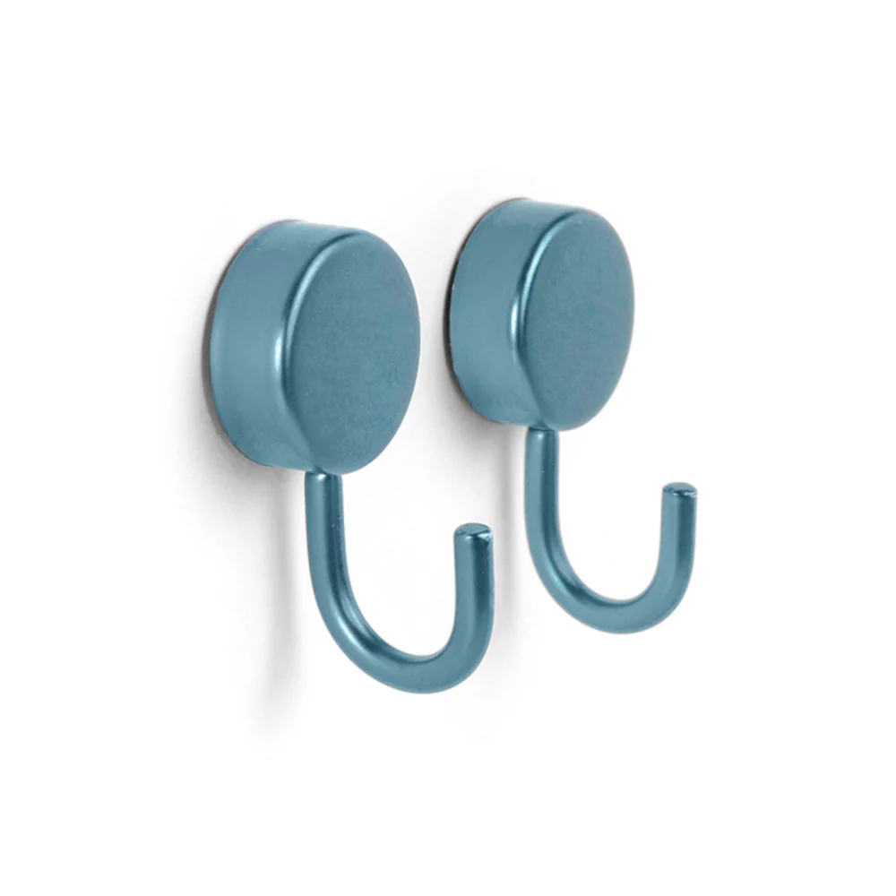 PORTA magnetkrokar Ø25 mm SKYBLUE, Metall 2 st - Bild 2