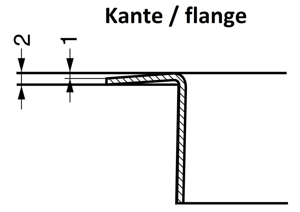Avfallslucka av hög kvalitet ⌀170 mm (6-11/16″), med soft-close, tillverkad av rostfritt stål, yta: matt satin, finish: rund, AD-GD015-HL. Självstängande sopdörr i rostfritt stål, för köksmöbler, läkarmottagning och mycket mer, av Sugatsune / LAMP® (Japan) - Bild 3