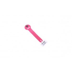 Kabelorganiserare – läder – Rosa