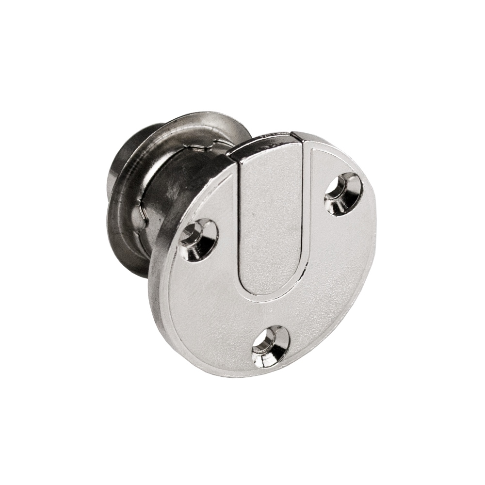 Högkvalitativt klafflås av zamak, med cylinderrosett och två nycklar, inkl. Slutbleck, 19 mm (0,8″), utförande: annorlunda låsning, 14.07.105-0. Inloppsklafflås av zamak för klaffar, skåp och mycket mer, av SISO Danmark - Bild 6