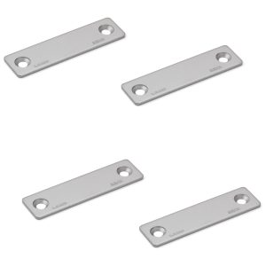 4 stycken korrosionsbeständig magnetisk motplatta, 68 mm (2-43/64″), AS-68. Rostfri magnetisk motsvarighet för magnetiska spärrar, utemöbler, magnetisk stängning, yachtinredning och mycket mer, av Sugatsune / LAMP® (Japan)