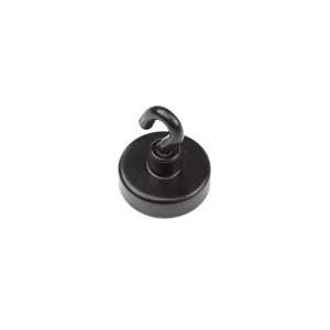 Krokmagnet Ø25 mm, Svart (neodymium)