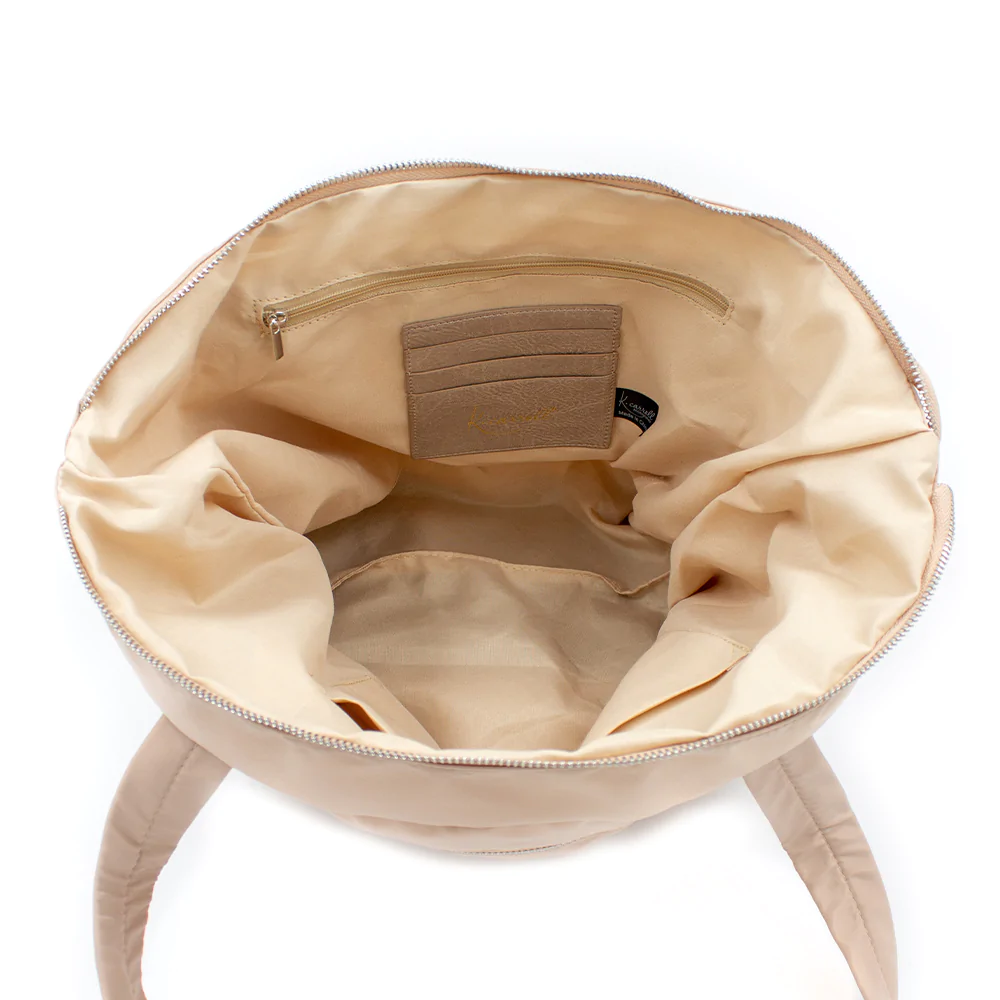 Nylonväska – By K Carroll – Taupe - Bild 3