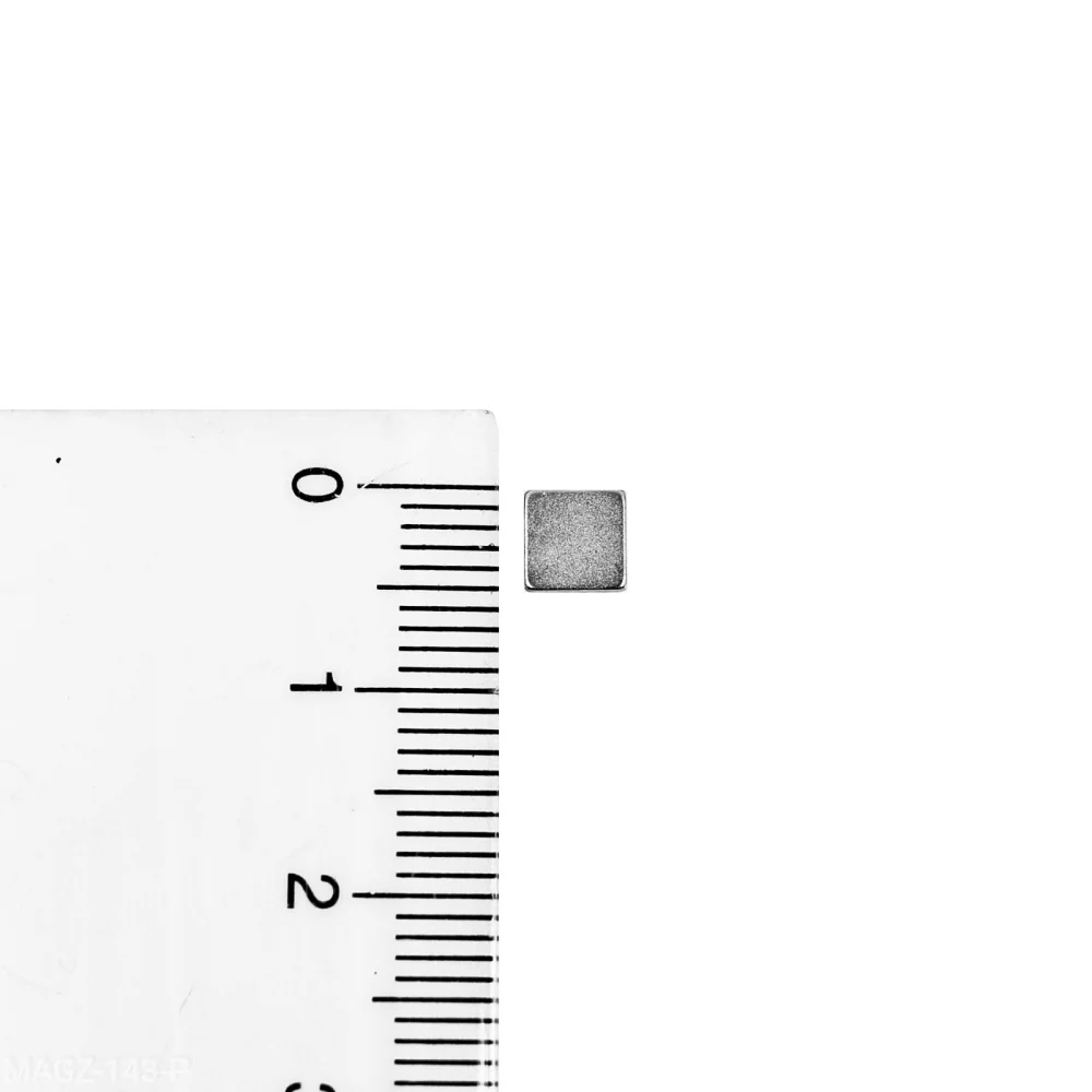 Supermagnet, Block 5x5x2 mm - Bild 4