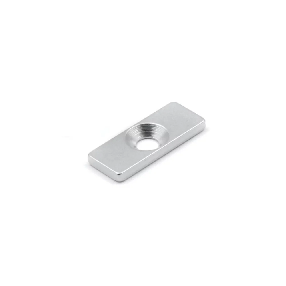 Countersunk metallplåt 30x12x3 mm - Bild 2