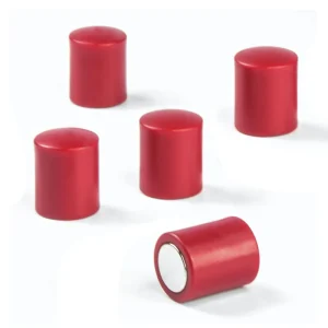 Magneter 14x18 mm, Röda (5 st)