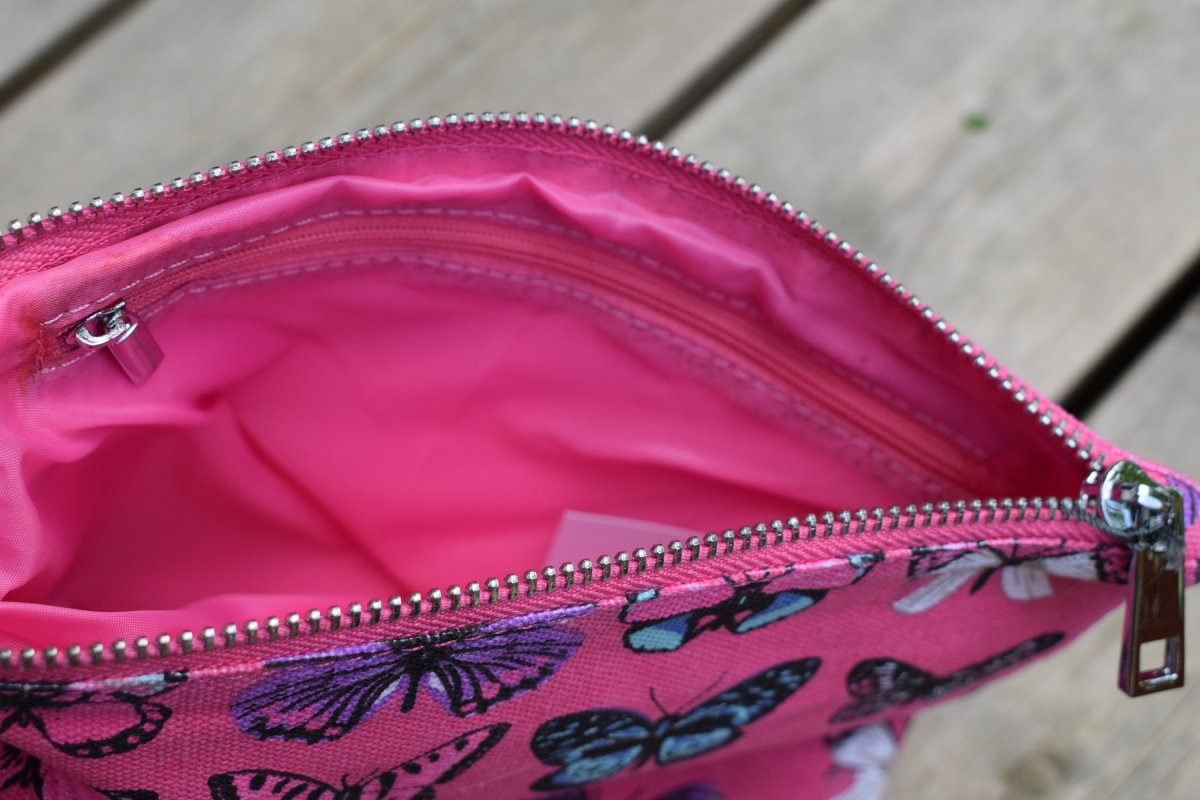 Fodral, fjärilsmotiv – Rosa - Bild 3