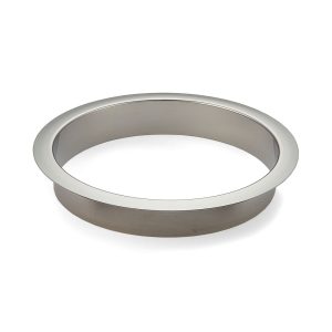 Rund avfallspläd av hög kvalitet, tillverkad av rostfritt stål, yta: blank polerad, 170 mm (6.7″), yta: platt, AN-LH015-MR. Genomkastning av avfall i rostfritt stål, för systemcatering, butiksinredning, catering och mycket mer, av Sugatsune / LAMP® (Japan)
