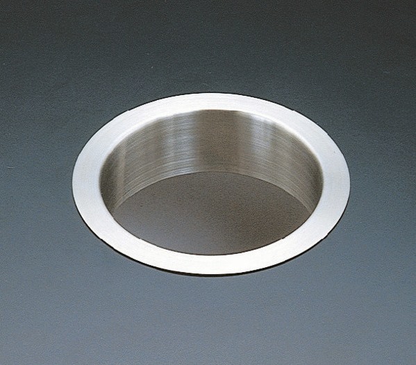 Högkvalitativ rund soptömning, tillverkad av rostfritt stål, yta: satin matt, 136 mm (5-23/64″), AN-DH011-HL. Kassering av avfall i rostfritt stål, för systemcatering, butiksinredning, skönhetssalong och mycket mer, av Sugatsune / LAMP® (Japan) - Bild 7