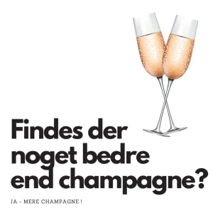 Mer champagne - Kylskåpsmagnet 8x8 cm
