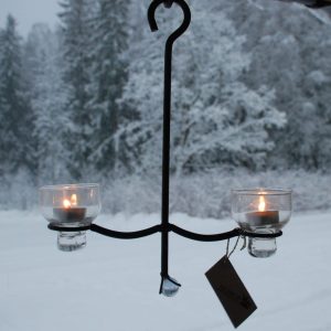Ljuslykta Skyrup Hängande med 2st ljus -3A