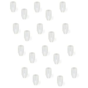 20 stycken robust infästningshylsa lämplig för skruvar ⌀3 mm, tillverkad av nylon (PA), 10 mm (25/64″), 9040920. Praktisk expansionshylsa för möbelanslutning, montering av stomme, hyllmontering och mycket mer, från EMUCA