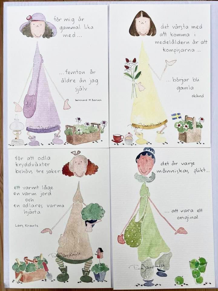 Vykort, 4-pack – Tänkvärt - Bild 2