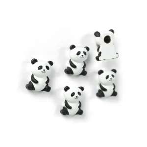 PANDA magneter, 5 st - kylskåpsmagneter