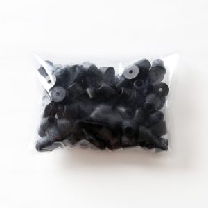 Justerbar fot, gummi, paket med 100 K-12-P100, av Sugatsune / LAMP (Japan)