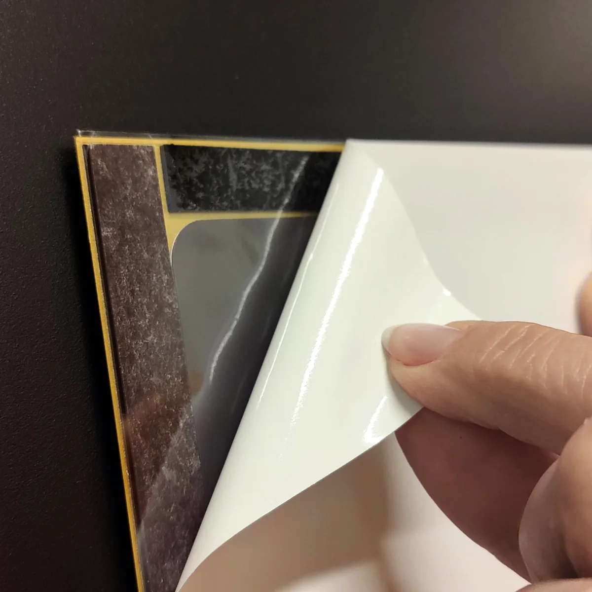 Magnetram fönsterdisplay A4, Guld - Bild 5